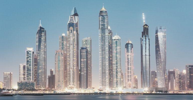 Dubai residential view