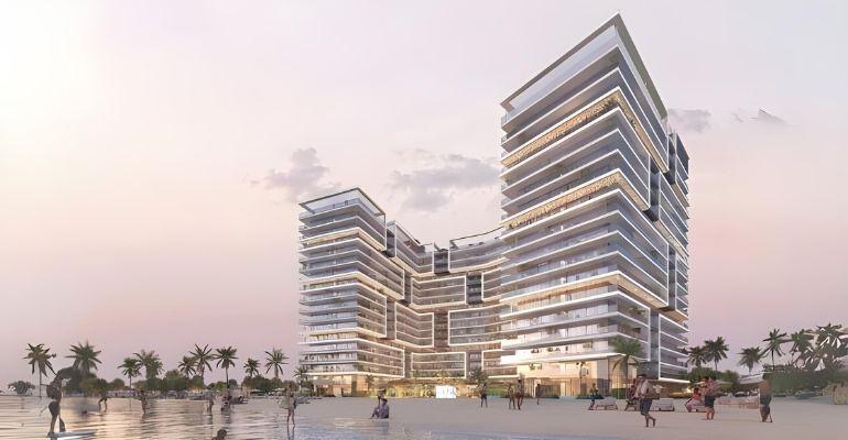 Modern design of Shoreline by DAMAC, located on Al Marjan Island, Ras Al Khaimah, UAE.jpg