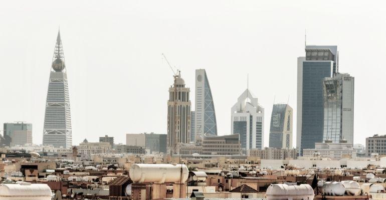 Skyscrapers of Riyadh Saudi Arabia from a distance.jpg